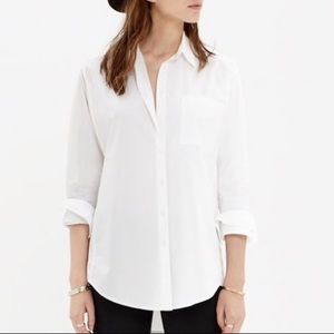 Madewell boyfriend shirt